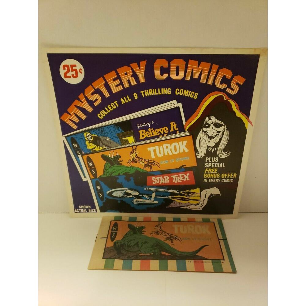Vintage Dan Curtis Old Giveaway Mini Comic New Old Stock #5 Turok